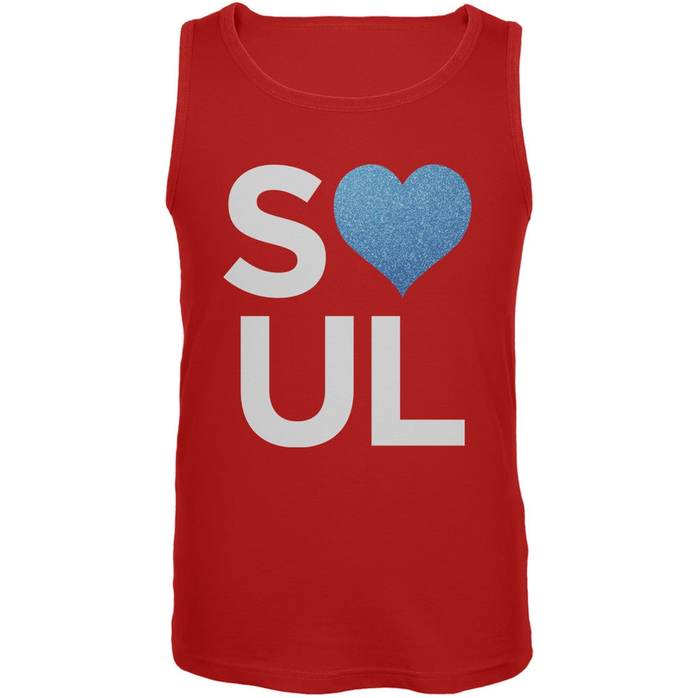 Soul Red Mens Tank Top Men's Tank Tops Old Glory 2XL Red 