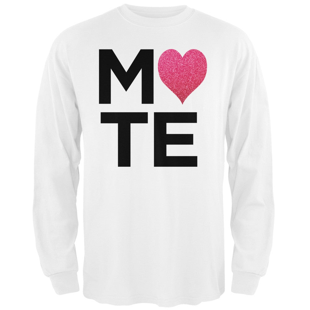 Valentine's Day - Mate Black Adult Long Sleeve T-Shirt Men's Long Sleeves Old Glory   