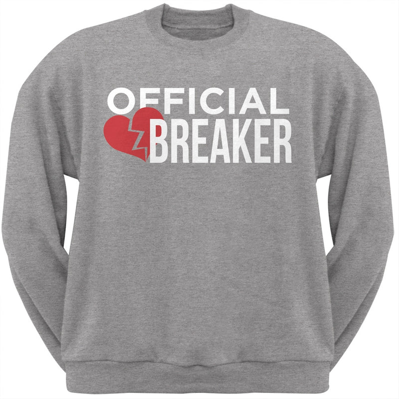 Official Heart Breaker Black Adult Crew Neck Sweatshirt Men's Sweatshirts Old Glory   