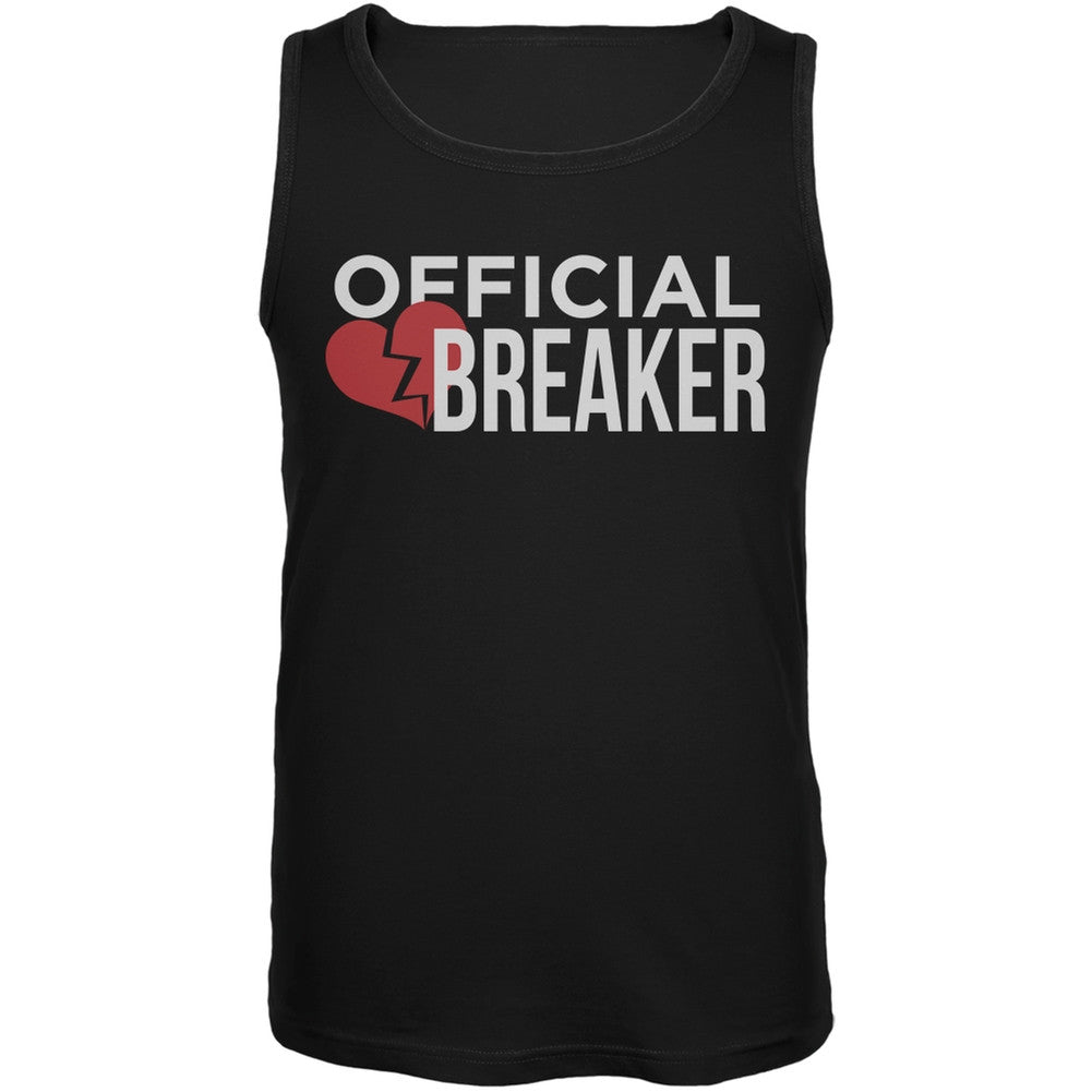 Official Heart Breaker Black Mens Tank Top Men's Tank Tops Old Glory 2XL Black 