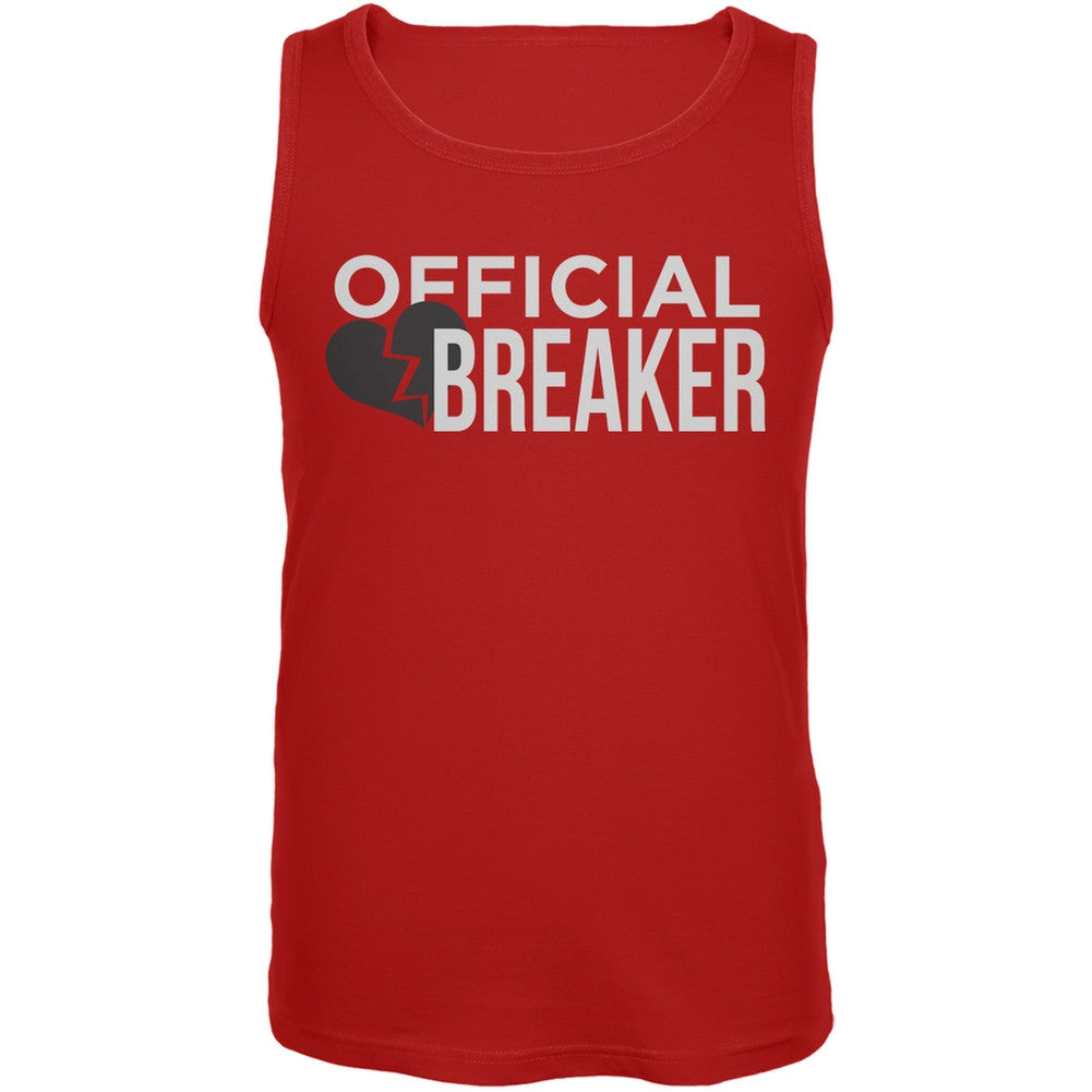 Official Heart Breaker Red Mens Tank Top Men's Tank Tops Old Glory 2XL Red 