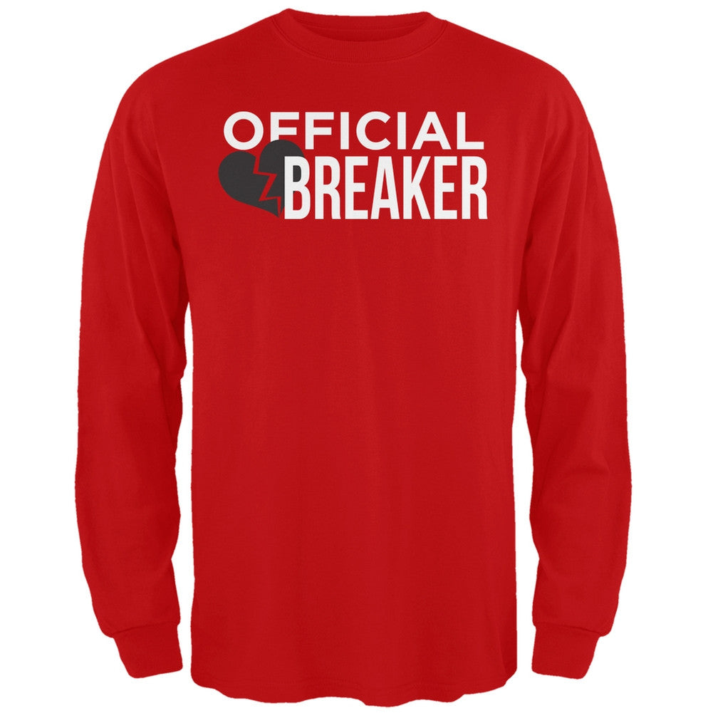 Official Heart Breaker Black Adult Long Sleeve T-Shirt Men's Long Sleeves Old Glory   