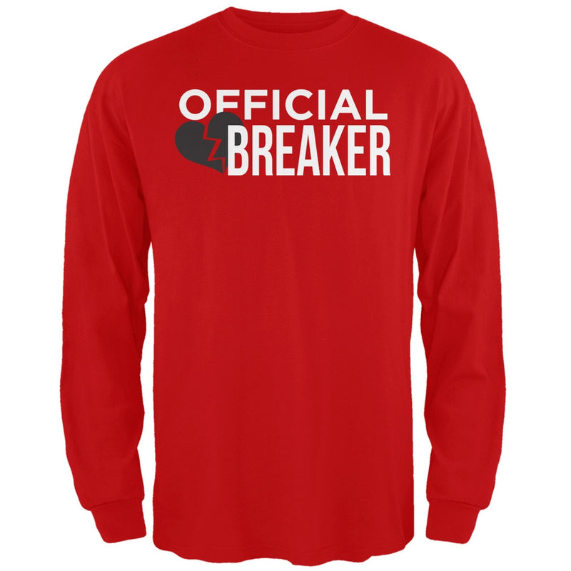 Official Heart Breaker Black Adult Long Sleeve T-Shirt Men's Long Sleeves Old Glory   