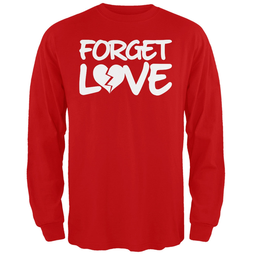 Forget Love Black Adult Long Sleeve T-Shirt Men's Long Sleeves Old Glory   