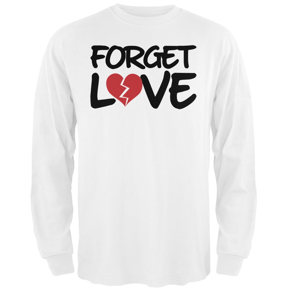 Forget Love Black Adult Long Sleeve T-Shirt Men's Long Sleeves Old Glory   