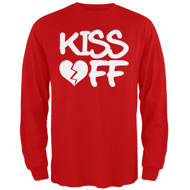 Kiss Off Black Adult Long Sleeve T-Shirt Men's Long Sleeves Old Glory   