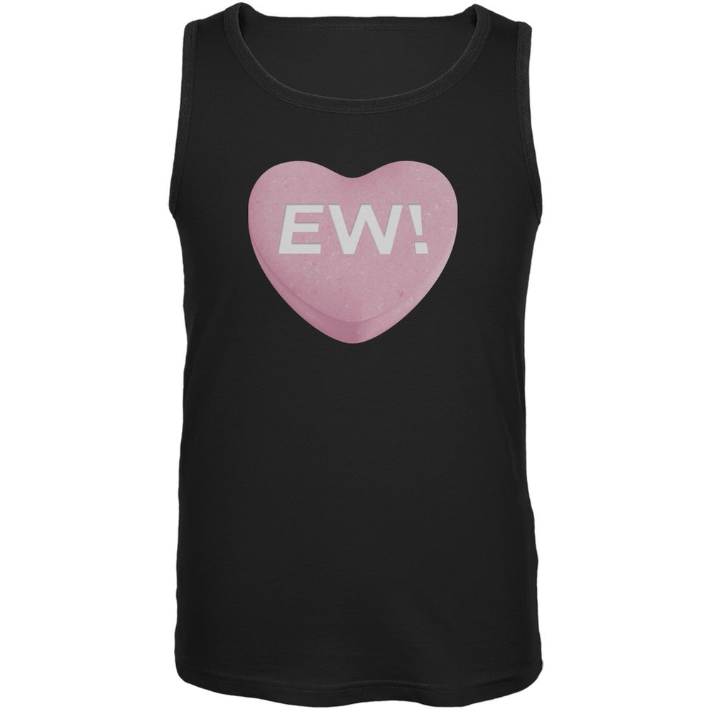 Ew Candy Heart Black Mens Tank Top Men's Tank Tops Old Glory   