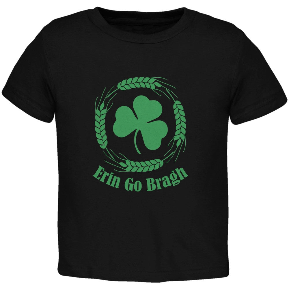 St. Patricks Day - Erin Go Bragh Black Toddler T-Shirt Toddler T-Shirts Old Glory 2T Black 