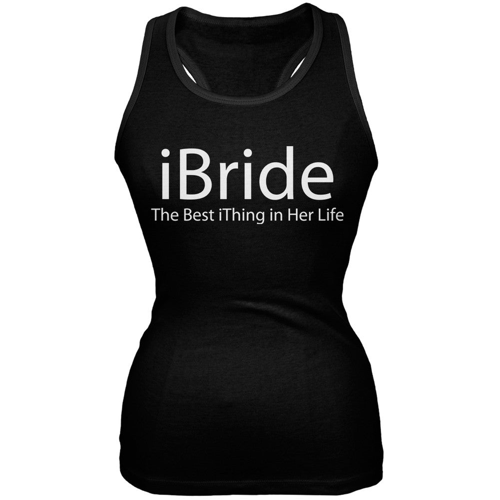 Valentine's Day Geek Bride LGBT Black Juniors Soft Tank Top Juniors Tank Tops Old Glory SM Black 