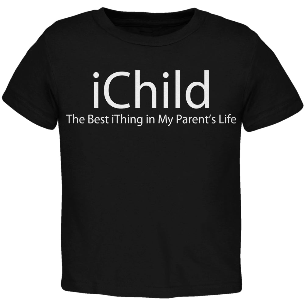 iChild Black Toddler T-Shirt Toddler T-Shirts Old Glory 2T Black 