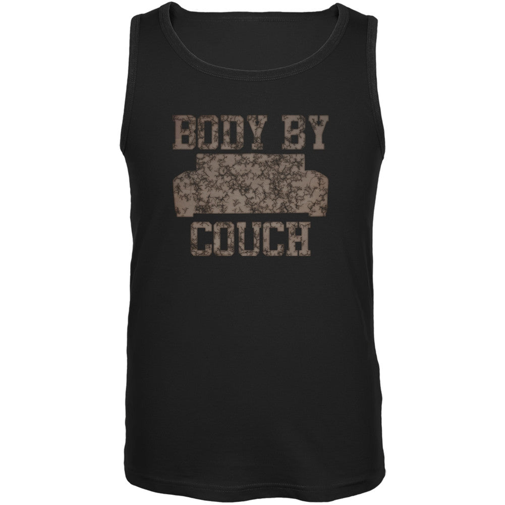 Body by Couch Black Adult Soft Tank Top Men's Tank Tops Video Games 2XL Black 