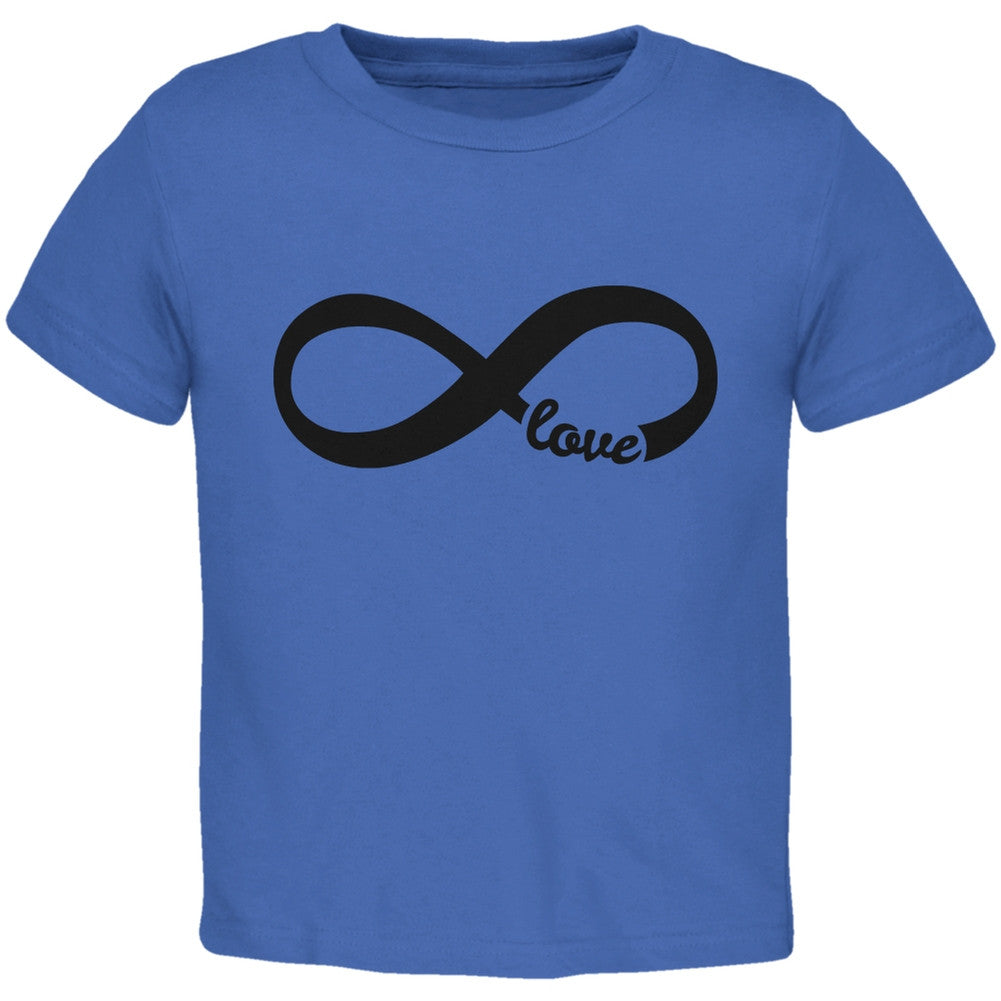 Infinity Symbol Blue Toddler T-Shirt Toddler T-Shirts Old Glory   