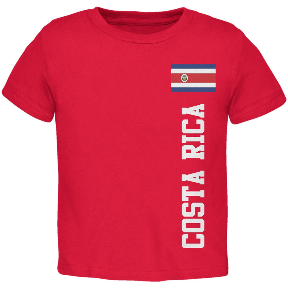 World Cup Costa Rica Red Toddler T-Shirt Toddler T-Shirts Old Glory   