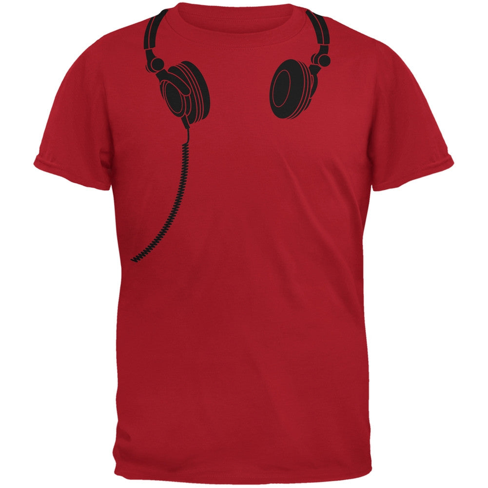 Headphones Blue Youth T-Shirt Youth T-Shirts Old Glory   