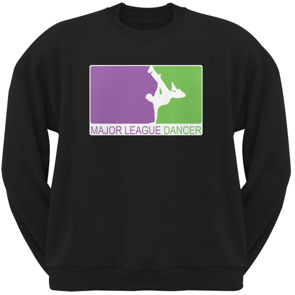 Major League Dancer Black Adult Crew Neck Sweatshirt Men's Sweatshirts Old Glory   