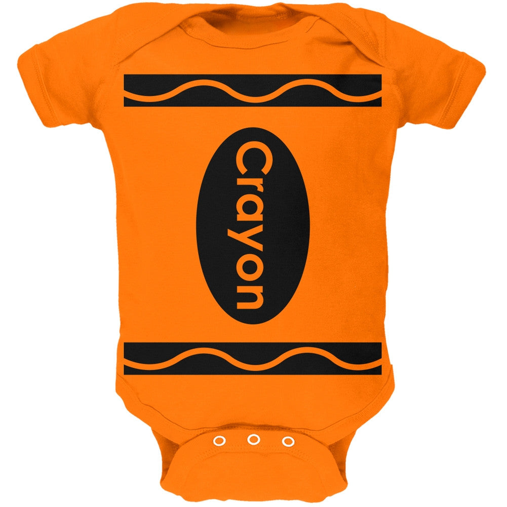 Halloween Crayon Costume White Soft Baby One Piece Baby One Piece Old Glory   