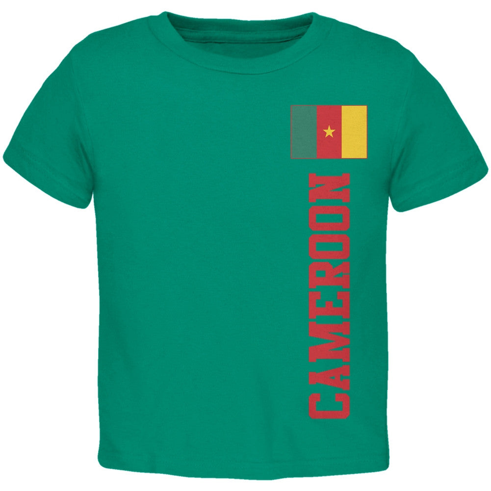 World Cup Cameroon Green Toddler T-Shirt Toddler T-Shirts Old Glory   