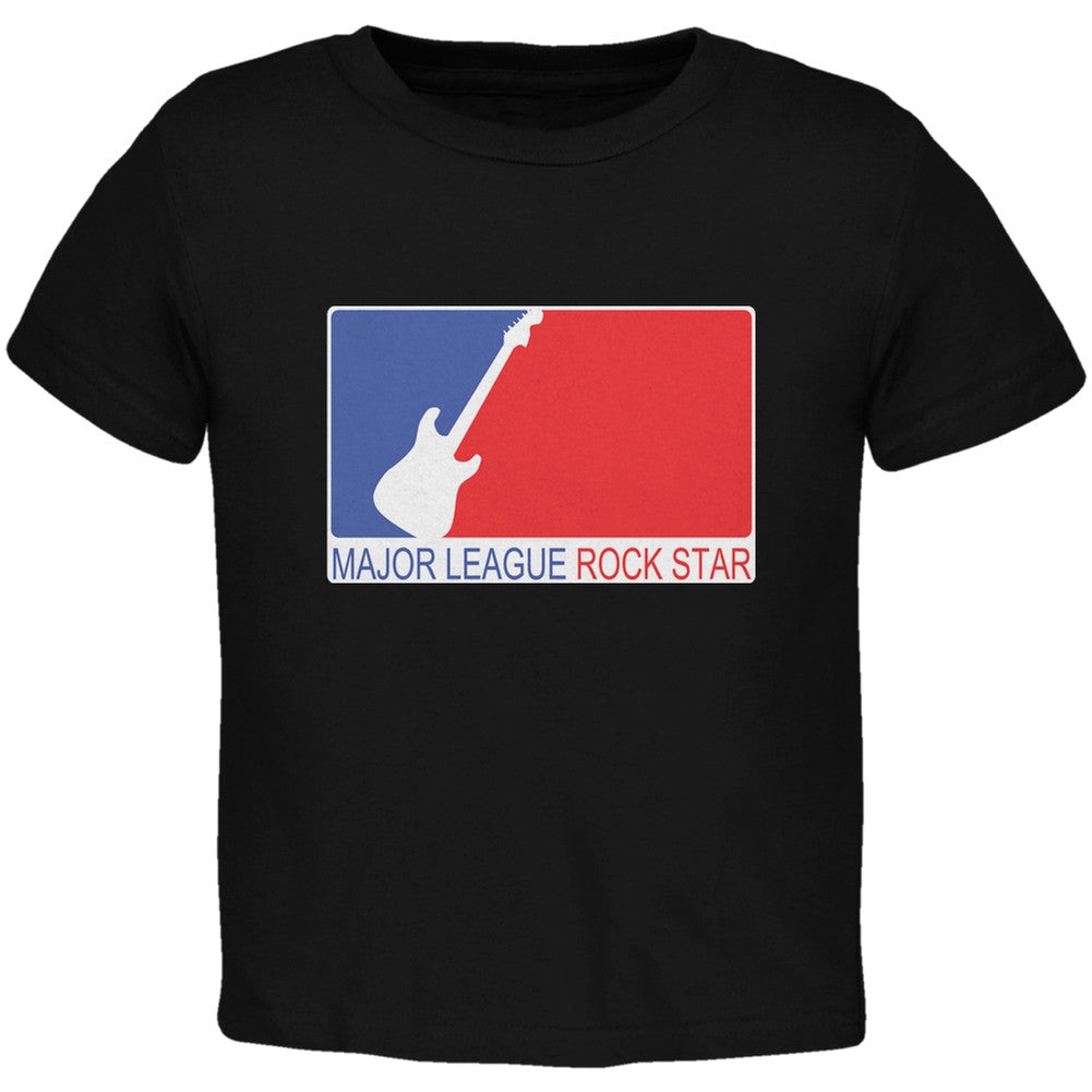 Major League Rock Star Black Toddler T-Shirt Toddler T-Shirts Old Glory   