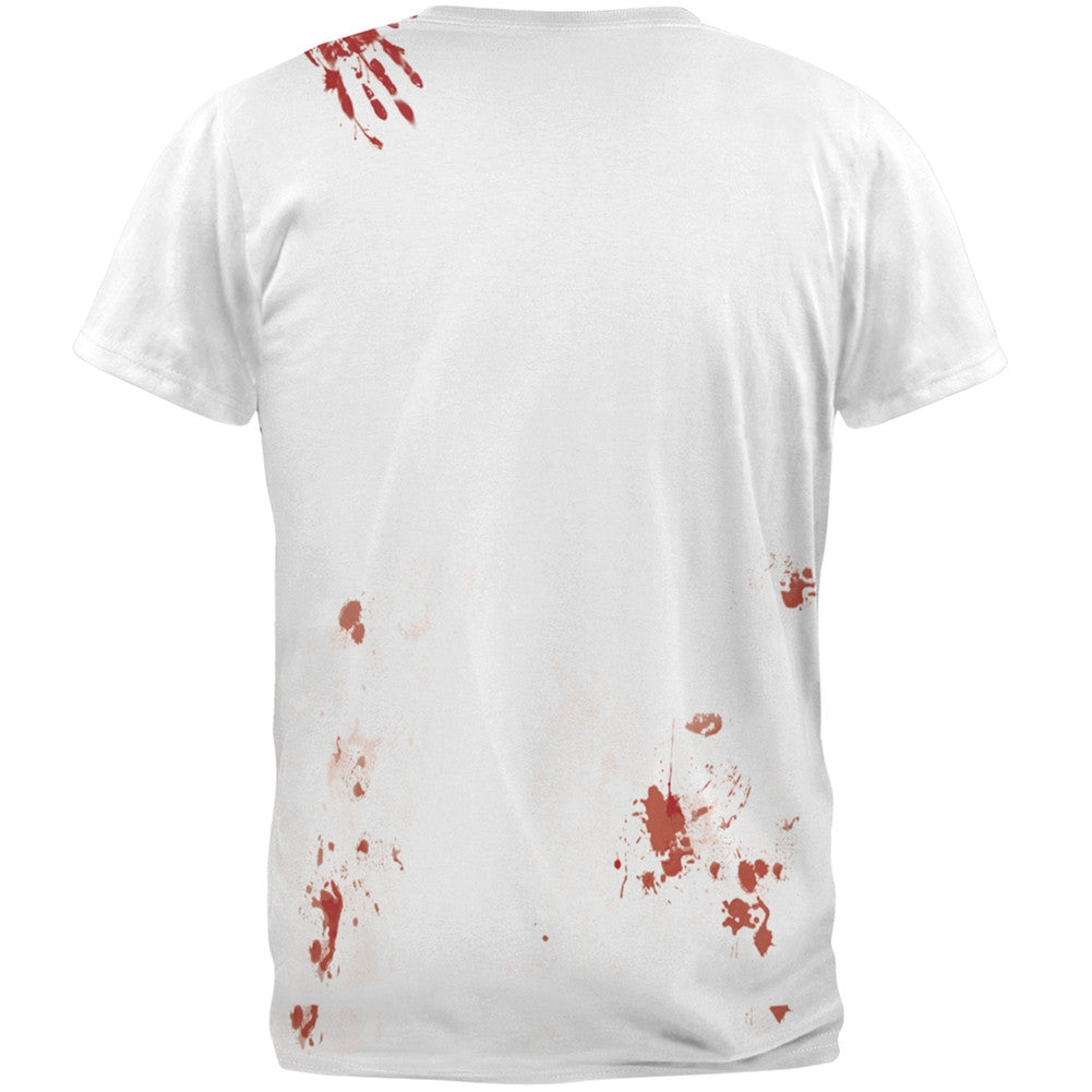 Halloween Blood Splatter All Over Costume Adult T-Shirt Men's T-Shirts Old Glory   