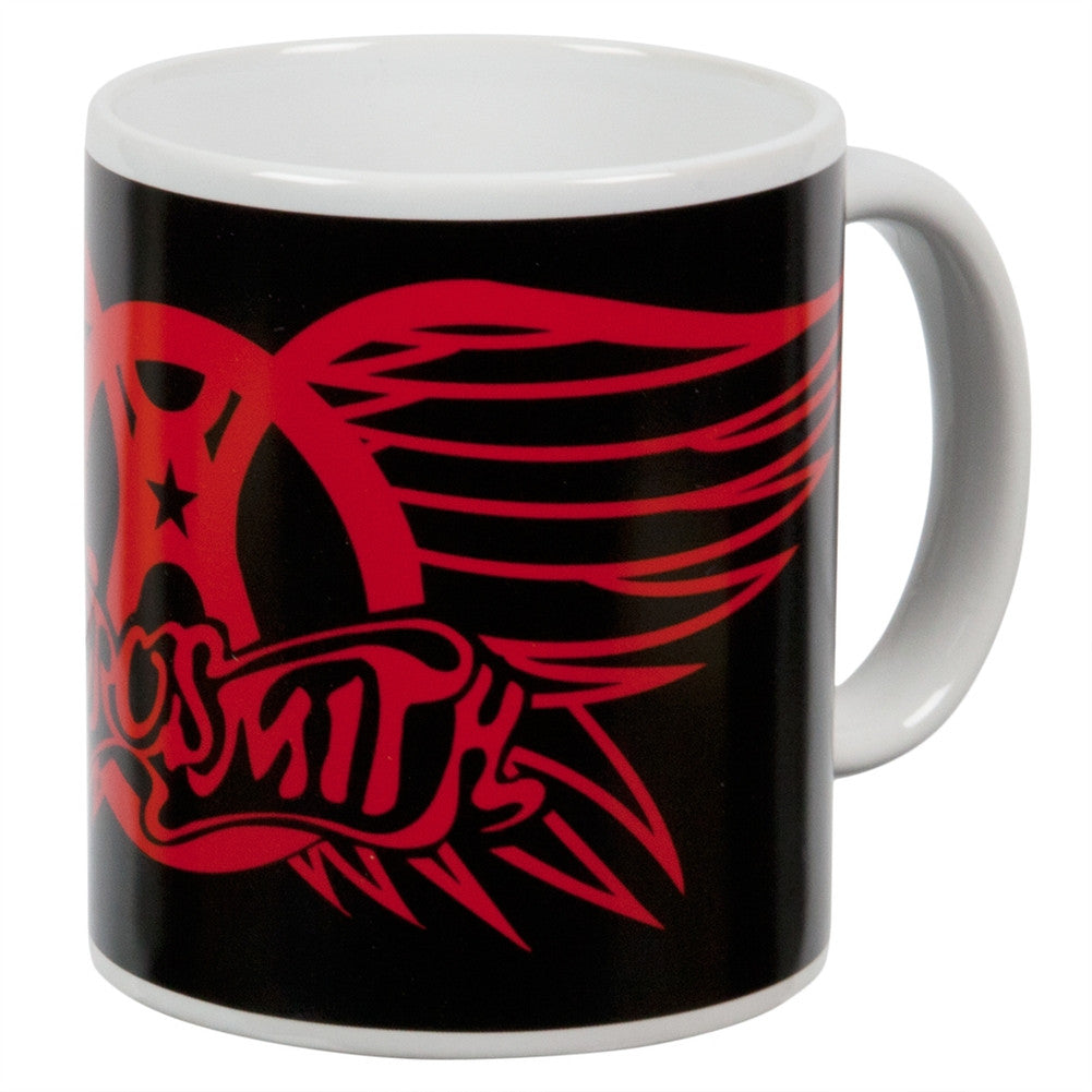 Aerosmith - Collectable Boxed 12oz Coffee Mug Coffee Mugs Old Glory OS Black 