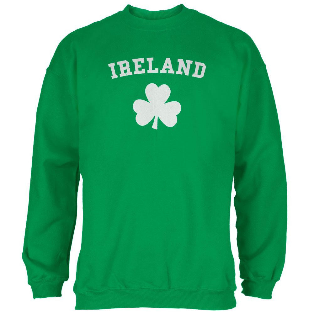 St. Patrick's Day - Ireland Shamrock Green Adult Sweatshirt Men's Sweatshirts Old Glory 2XL Green 