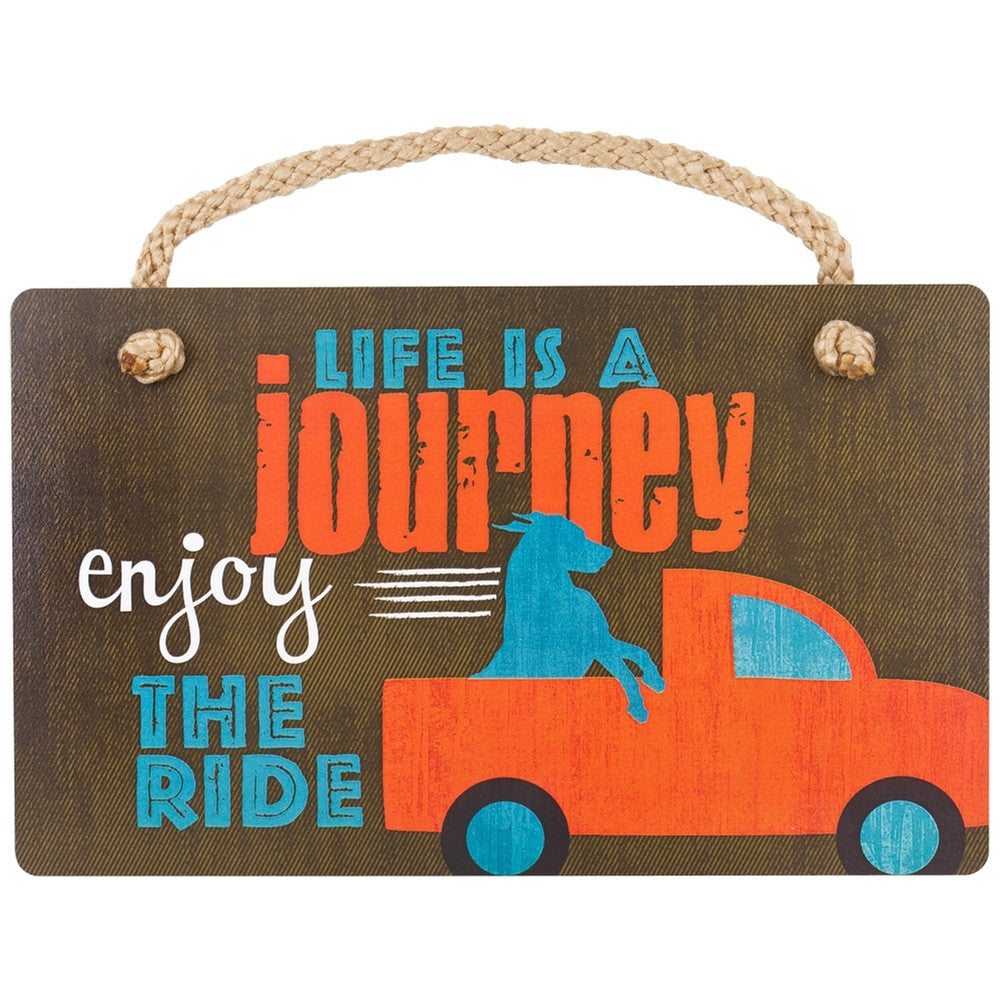 Doberman Life's A Journey Wall Plaque Plaques AnimalWorld   