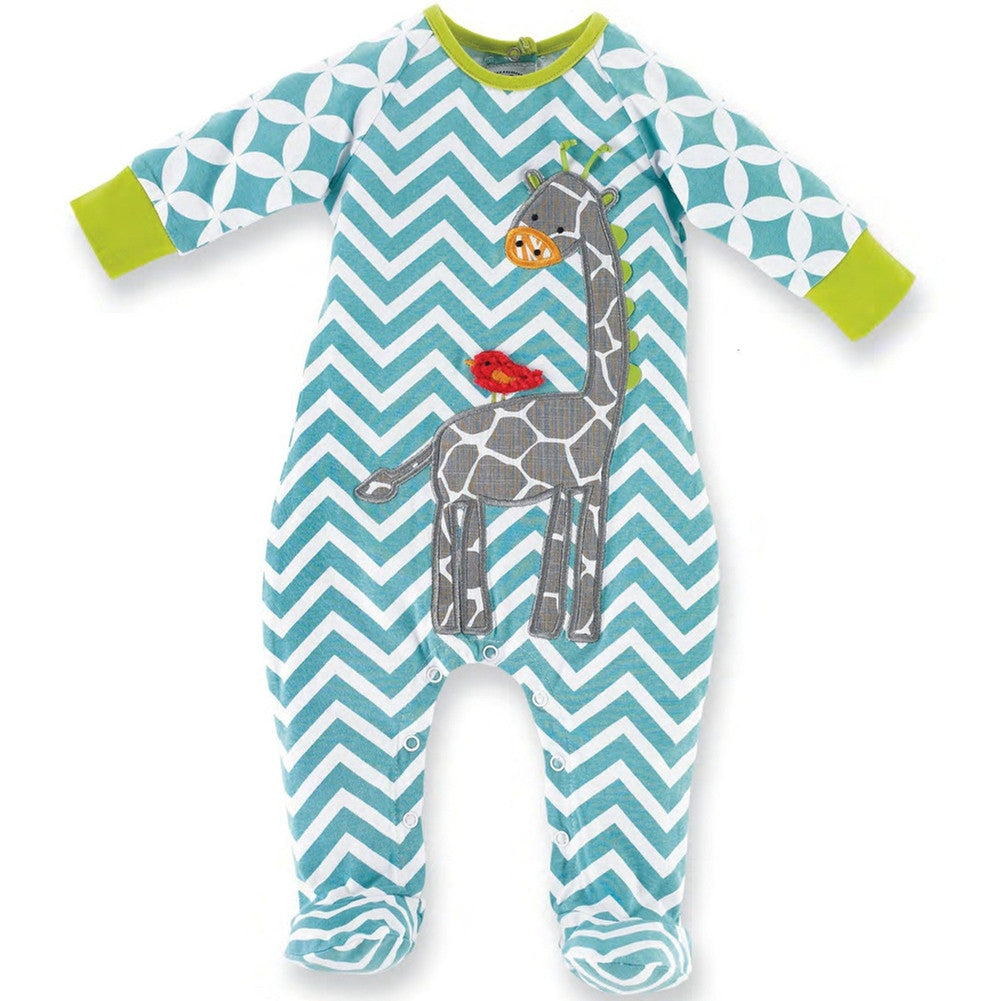 Giraffe Hanging Out Infant One Piece Pajamas Pajamas Animalworld   