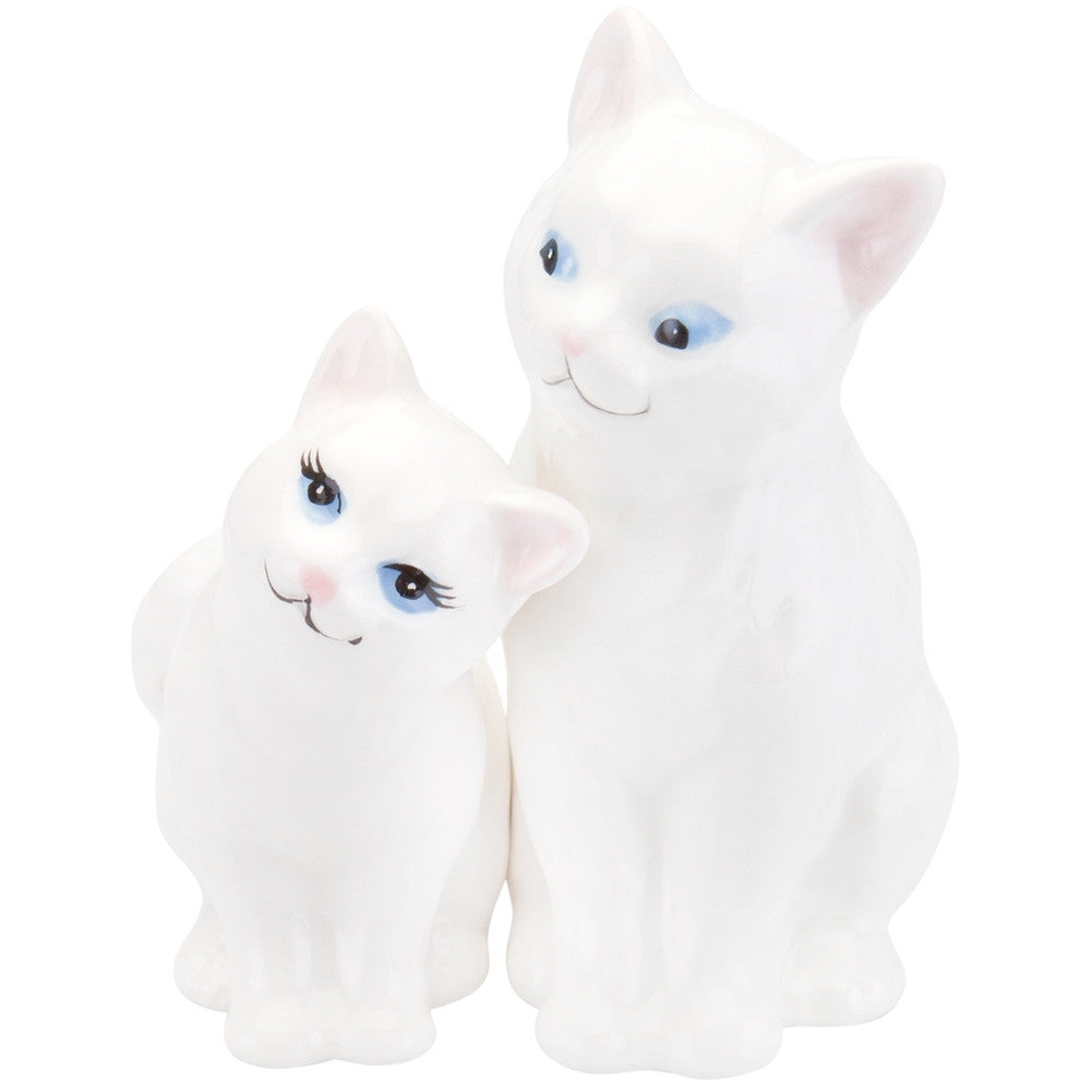 White Kittens Snuggling Salt & Pepper Shakers Salt & Pepper Shakers AnimalWorld   