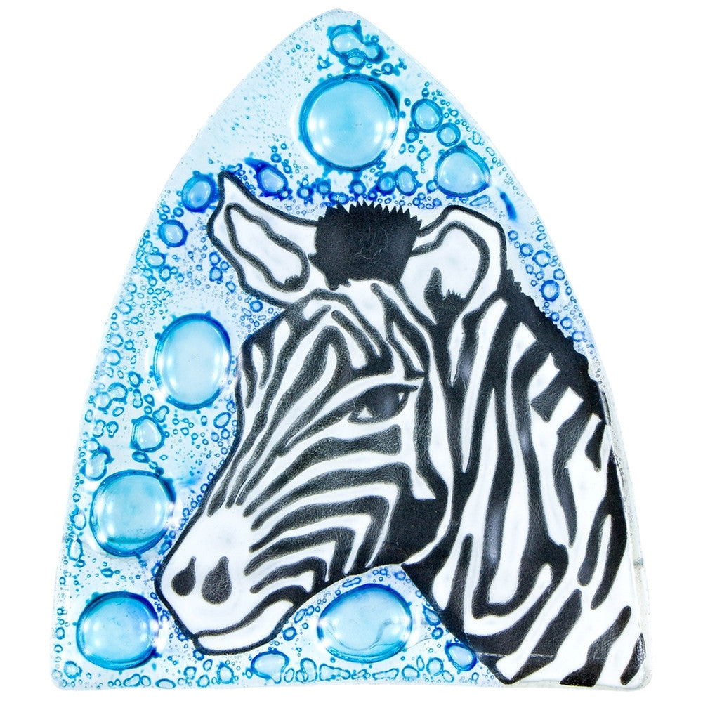 Zebra Head Fused Glass Nightlight Cover Nightlights AnimalWorld   