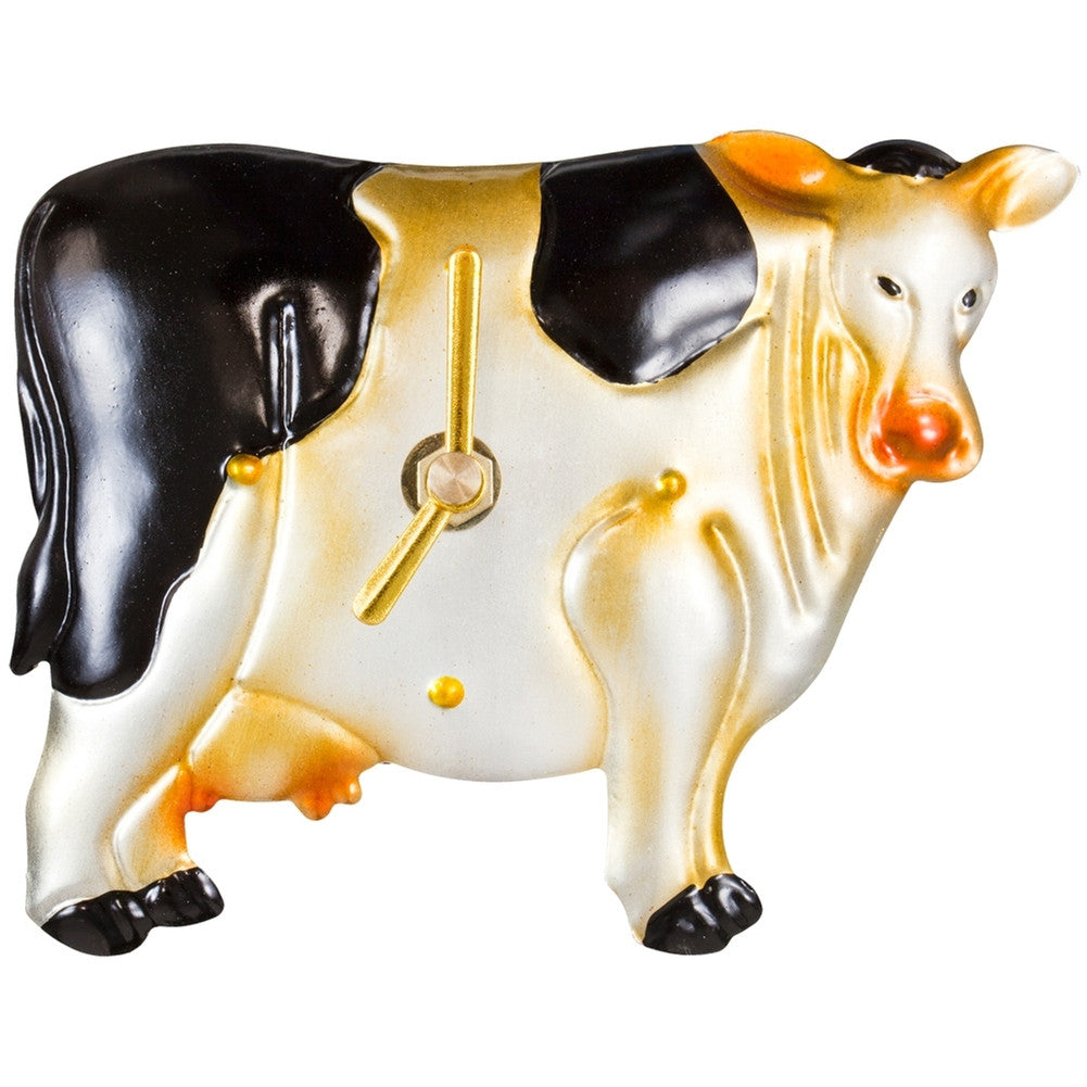 Cow Standing Magnet Clock Clocks AnimalWorld   