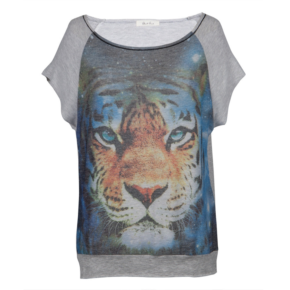 Tiger Face All-Over Women's Baggy T-Shirt Women's T-Shirts Animalworld   