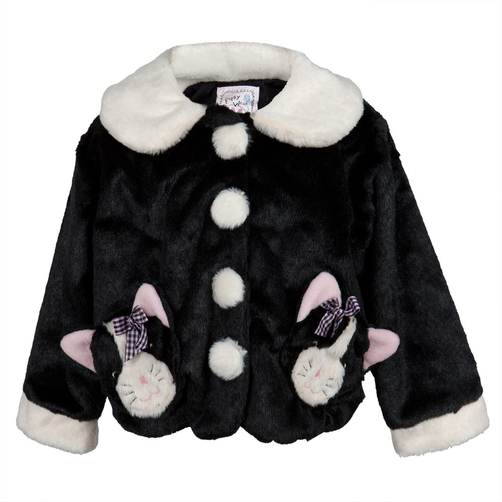 Kitten Faces Fuzzy Infant Jacket Jackets Animalworld   