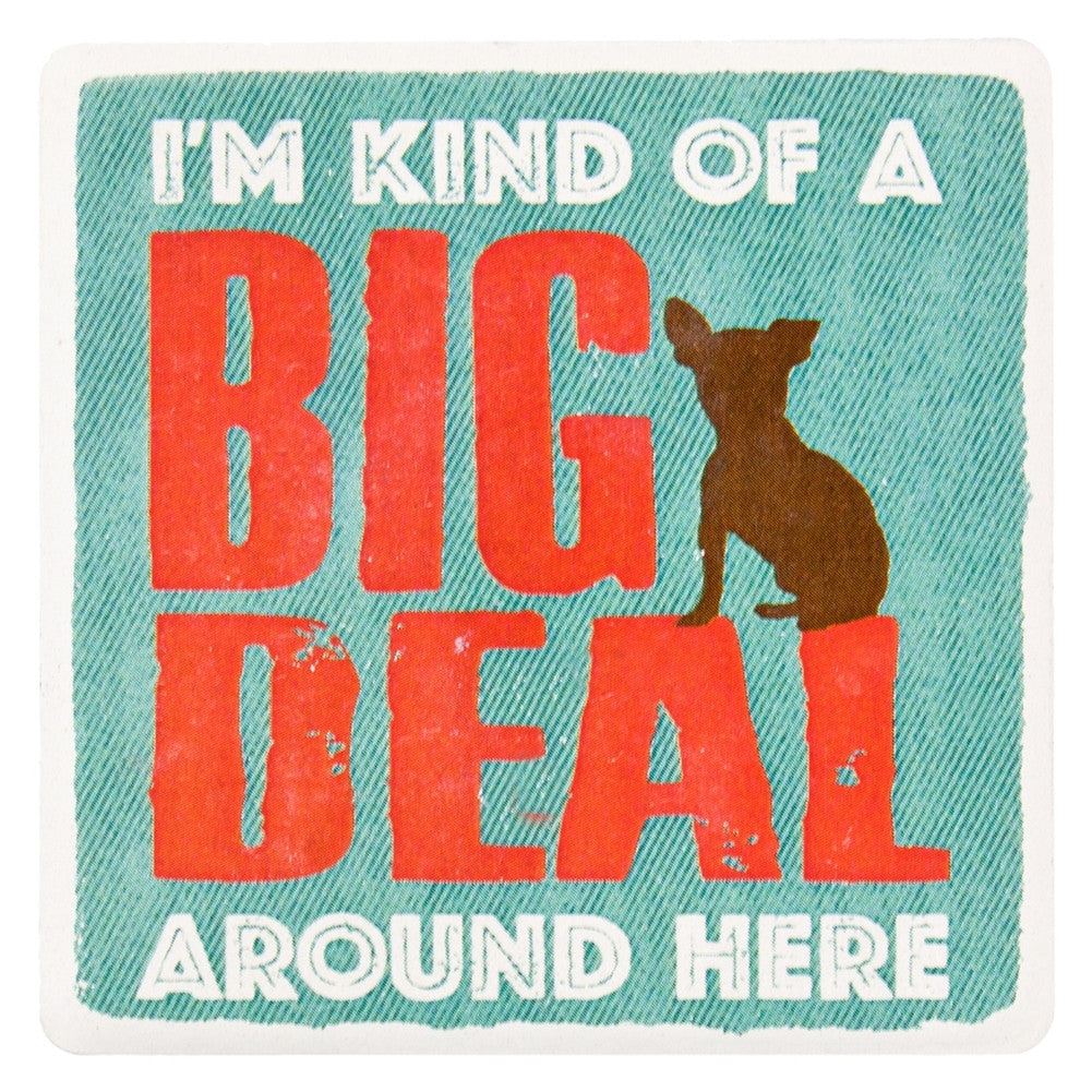 Dog I'm Kind Of A Big Deal Ceramic Refrigerator Magnet Refrigerator Magnets AnimalWorld   