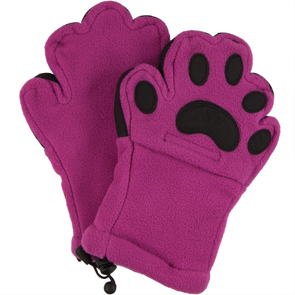 Bear Hands Pink Youth Mittens Gloves Animalworld SM Pink 