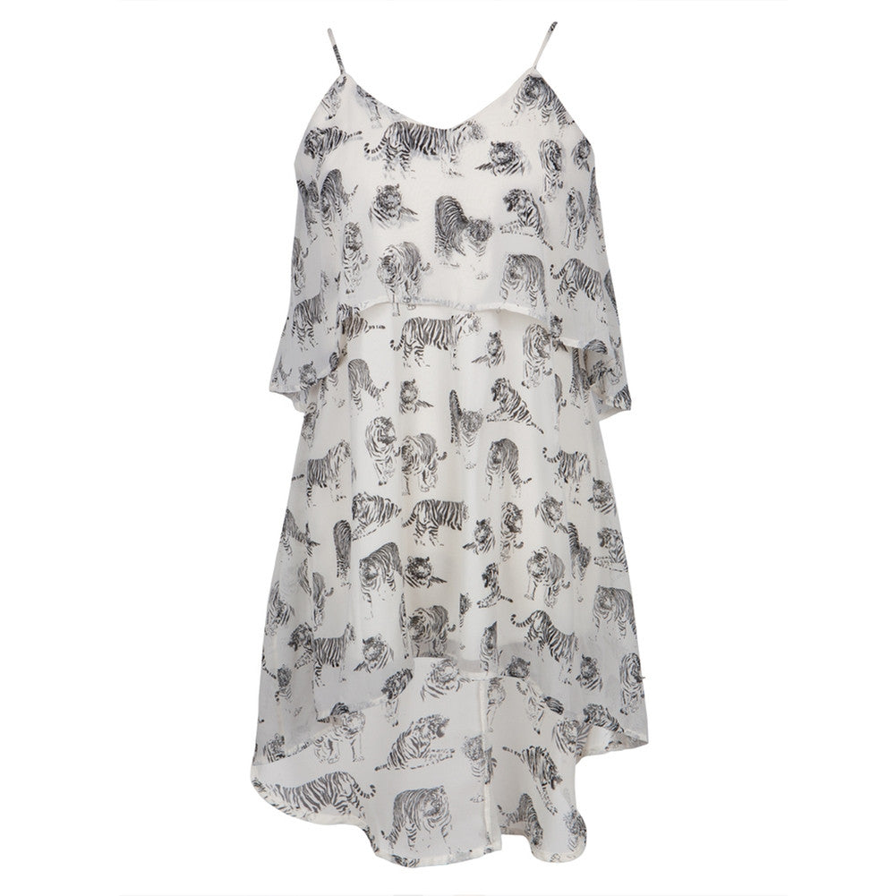 Tiger Flow Dress Dresses Animalworld   