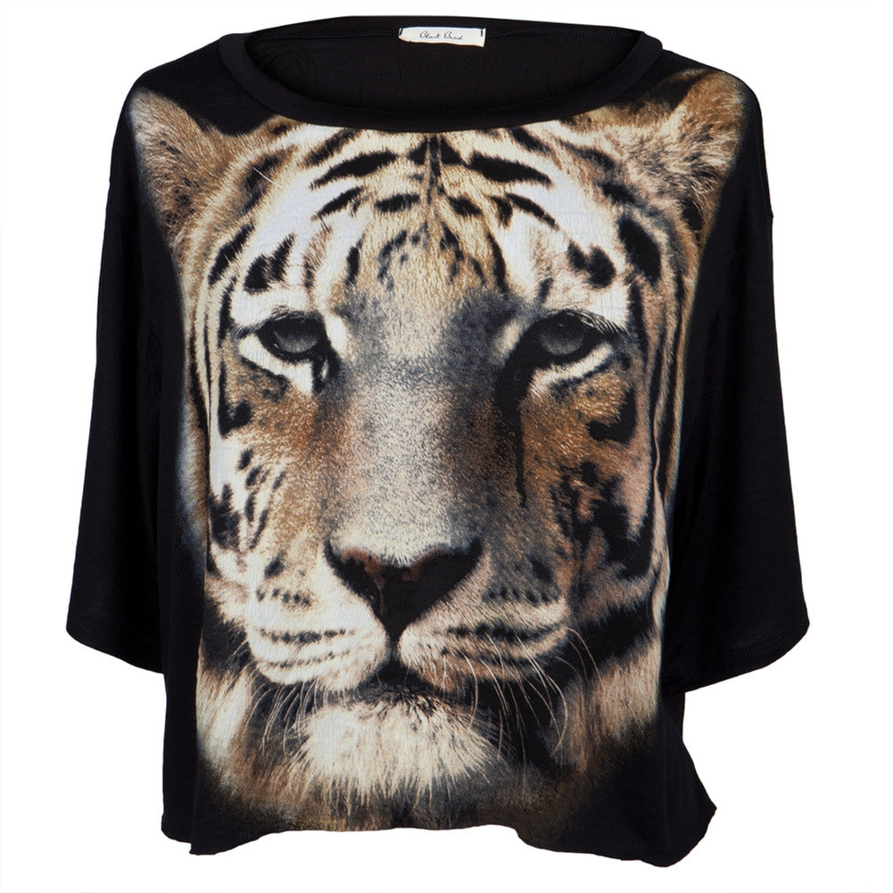 Tiger Half Shirt Women's T-Shirts Animalworld   