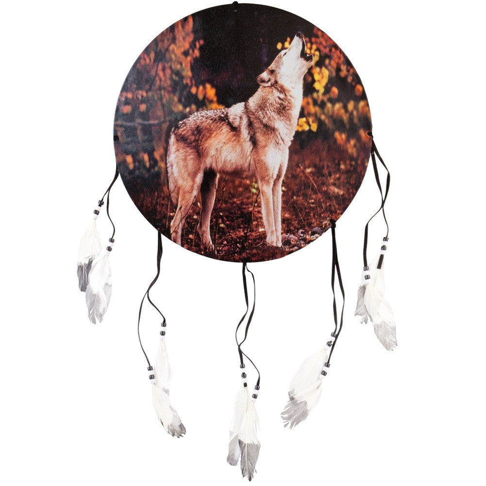 Wolf Howling in Woods Dream Catcher Dream Catchers AnimalWorld   