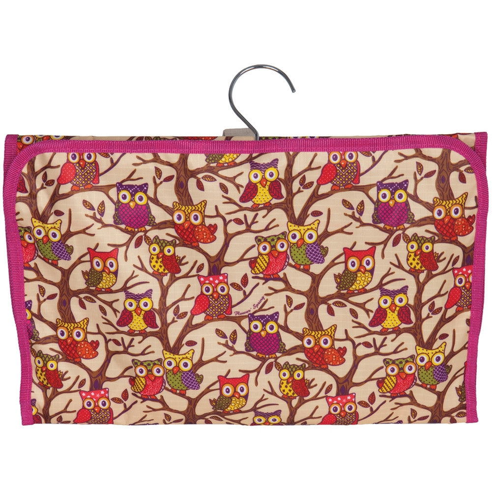 Owls In a Tree All-Over Jewelry Bag Purses Animalworld   