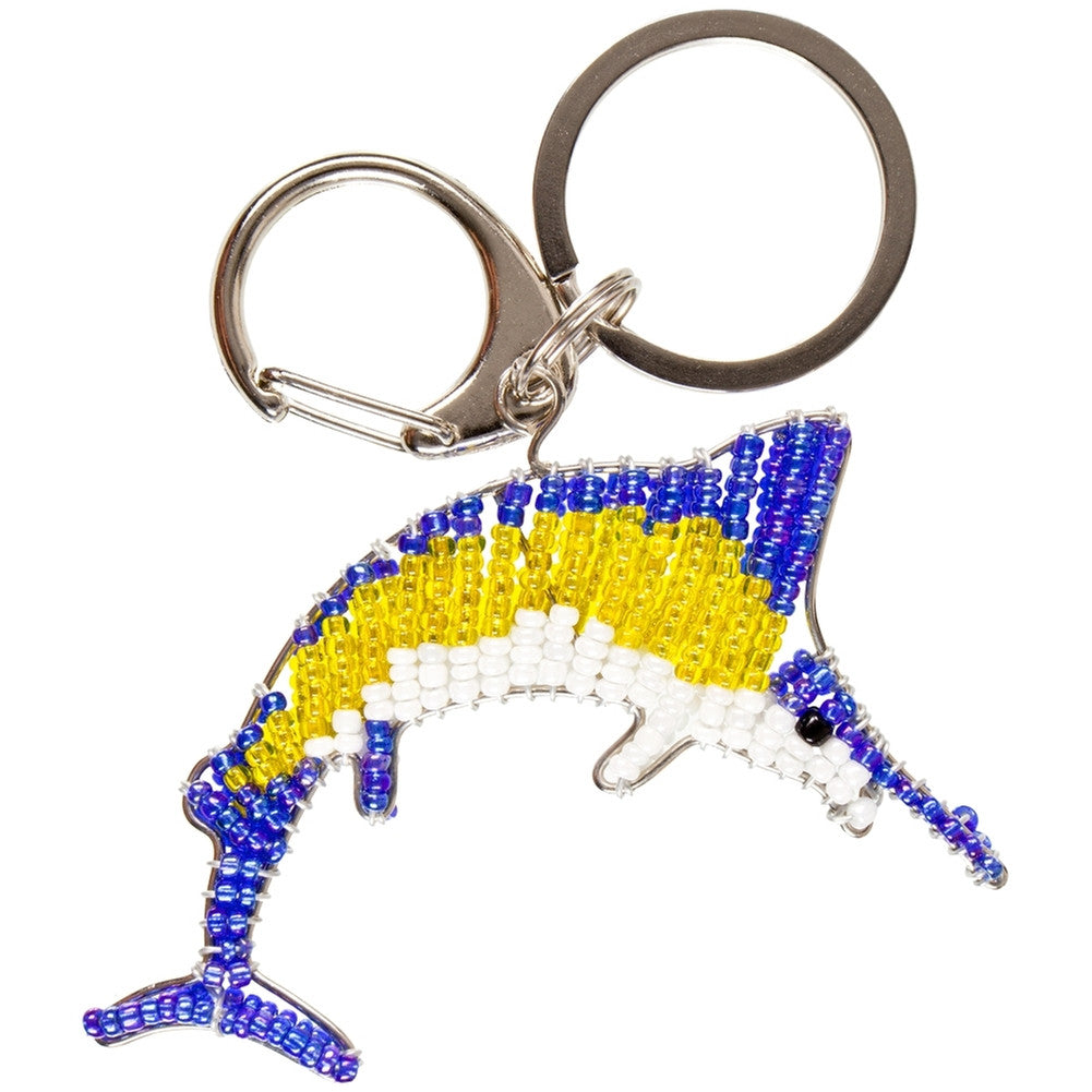 Marlin Body Beaded Keychain Keychains AnimalWorld   