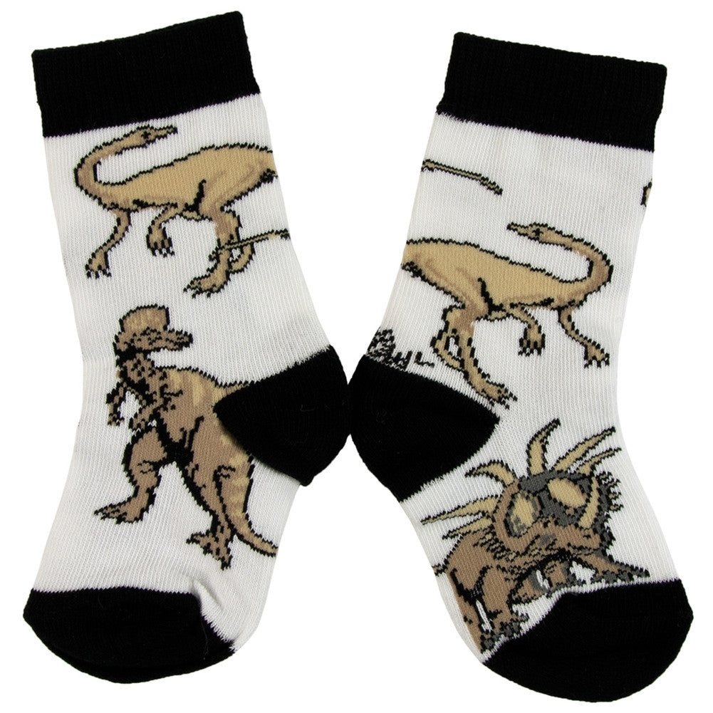 Dinosaurs Walking In Grass Juvy Socks Socks Animalworld   