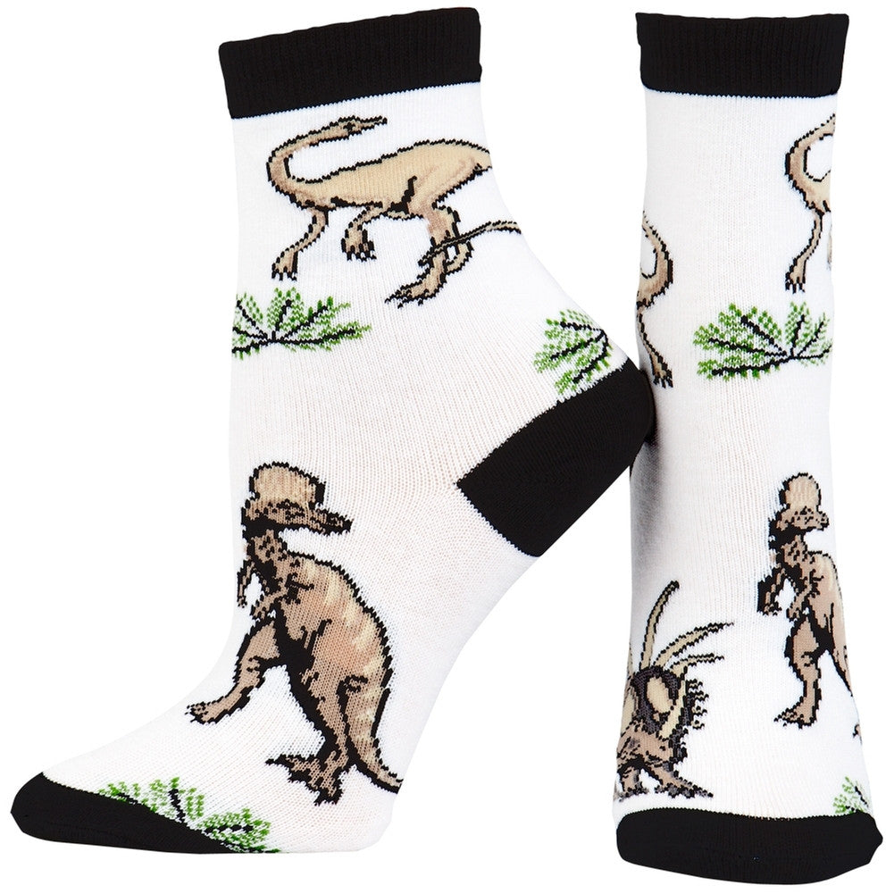 Dinosaurs Walking In Grass Youth Socks Socks Animalworld   