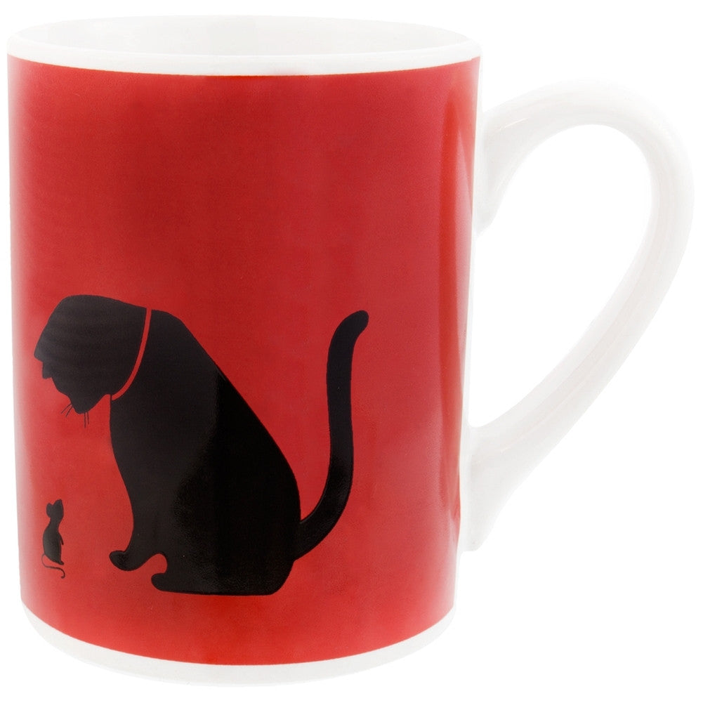 Cat Staring At Mouse Prints Coffee Mug Coffee Mugs Animalworld   