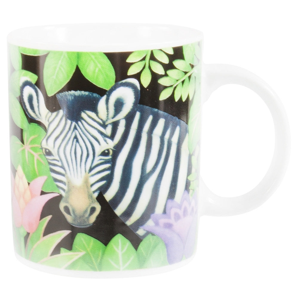 Zebra In Jungle Coffee Mug Coffee Mugs Animalworld   