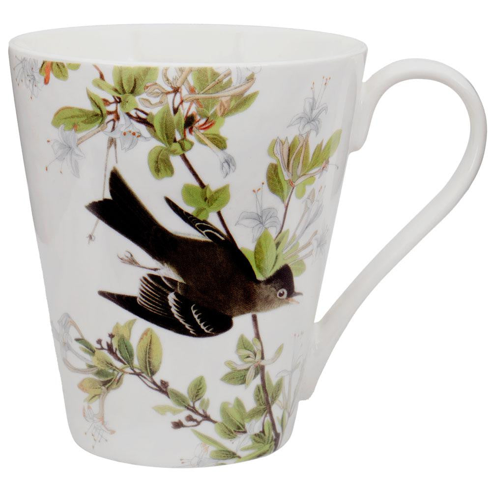 Western Wood Pewee Flying In Branches Coffee Mug Coffee Mugs Animalworld   