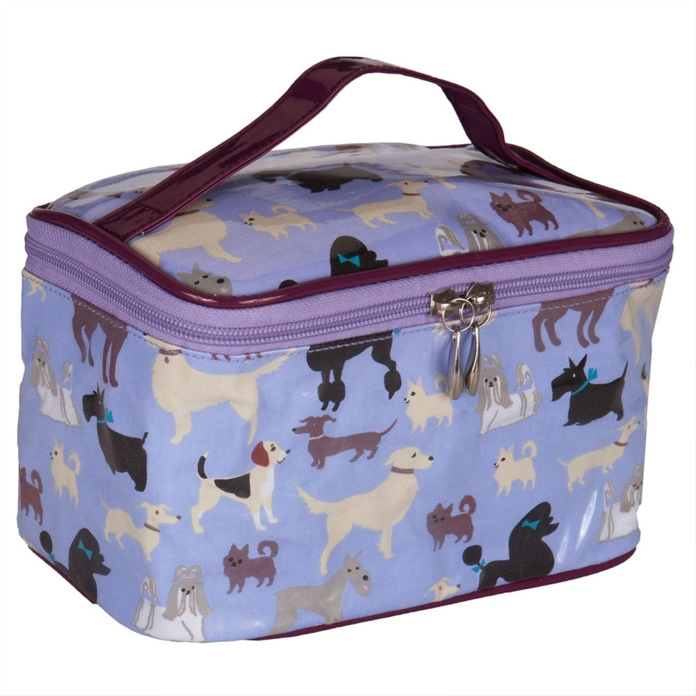 Dogs Standing All-Over Train Case Travel Bags Animalworld   