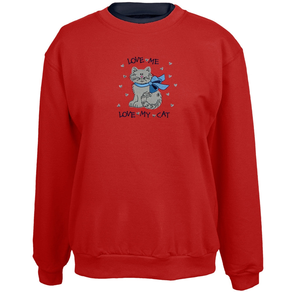 Love My Cat Women's Sweatshirt Sweatshirts Animalworld   