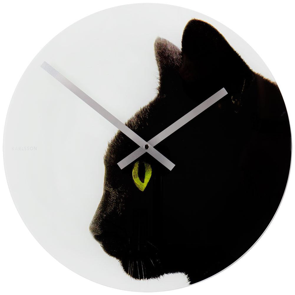Furry Friends Kitty Wall Clock Clocks AnimalWorld   
