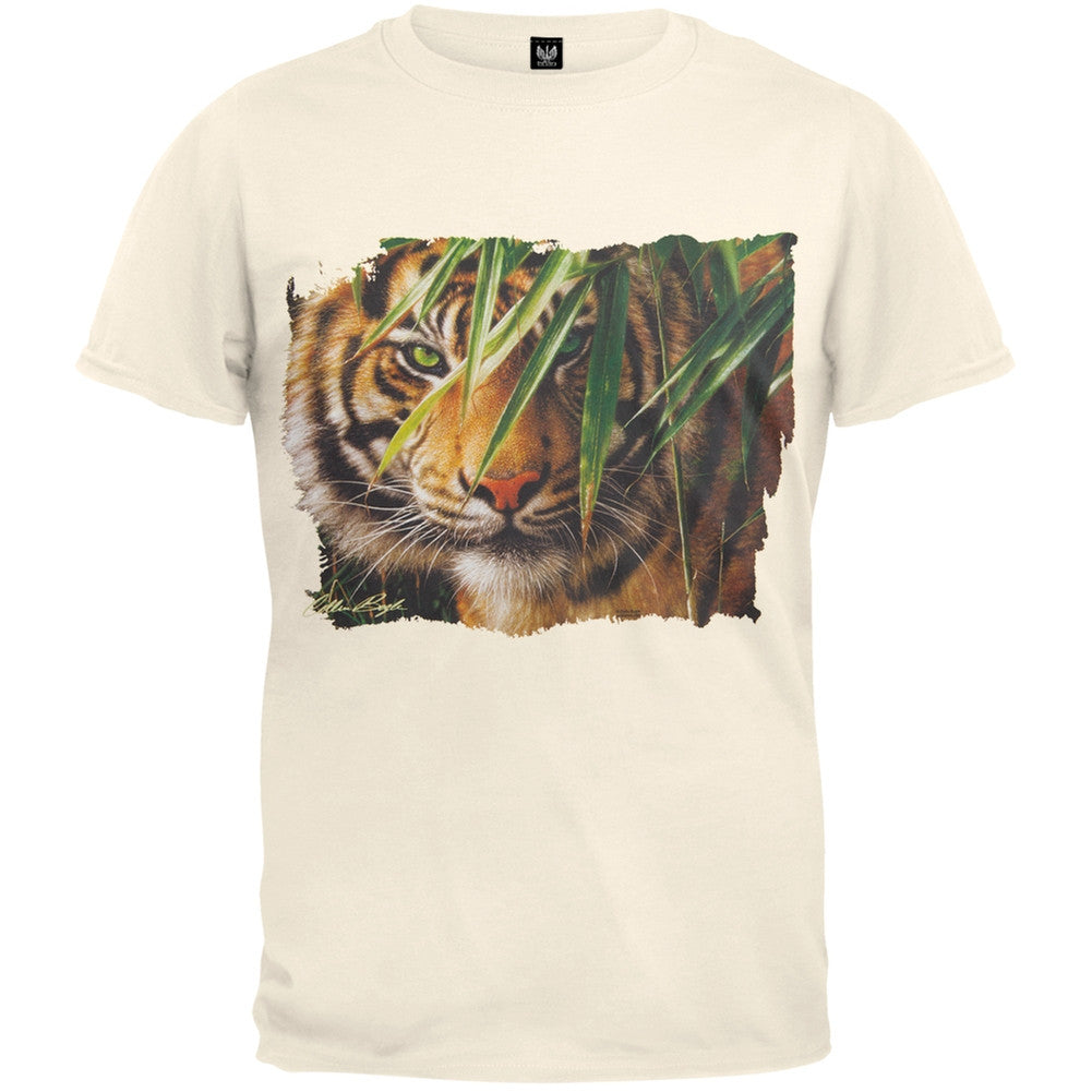 Emerald Forest Tiger T-Shirt Men's T-Shirts Animalworld   