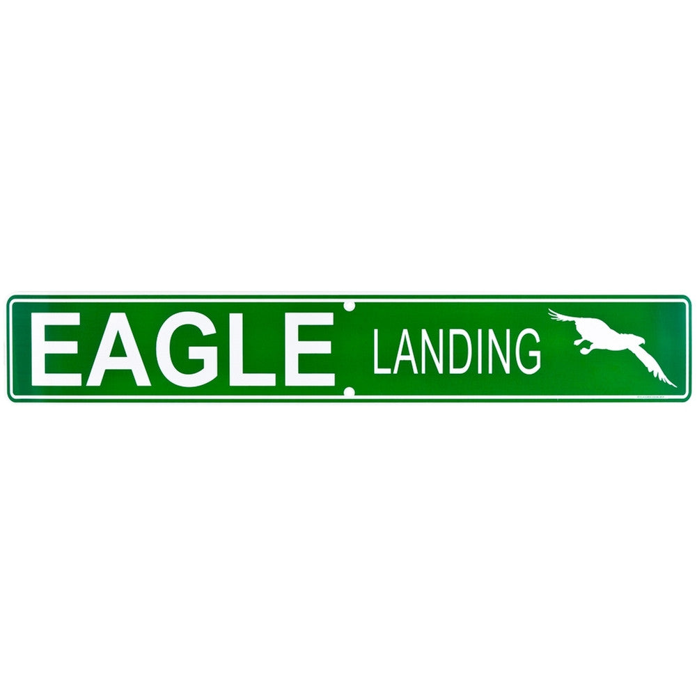 Eagle Landing Aluminum Street Sign Signs AnimalWorld   