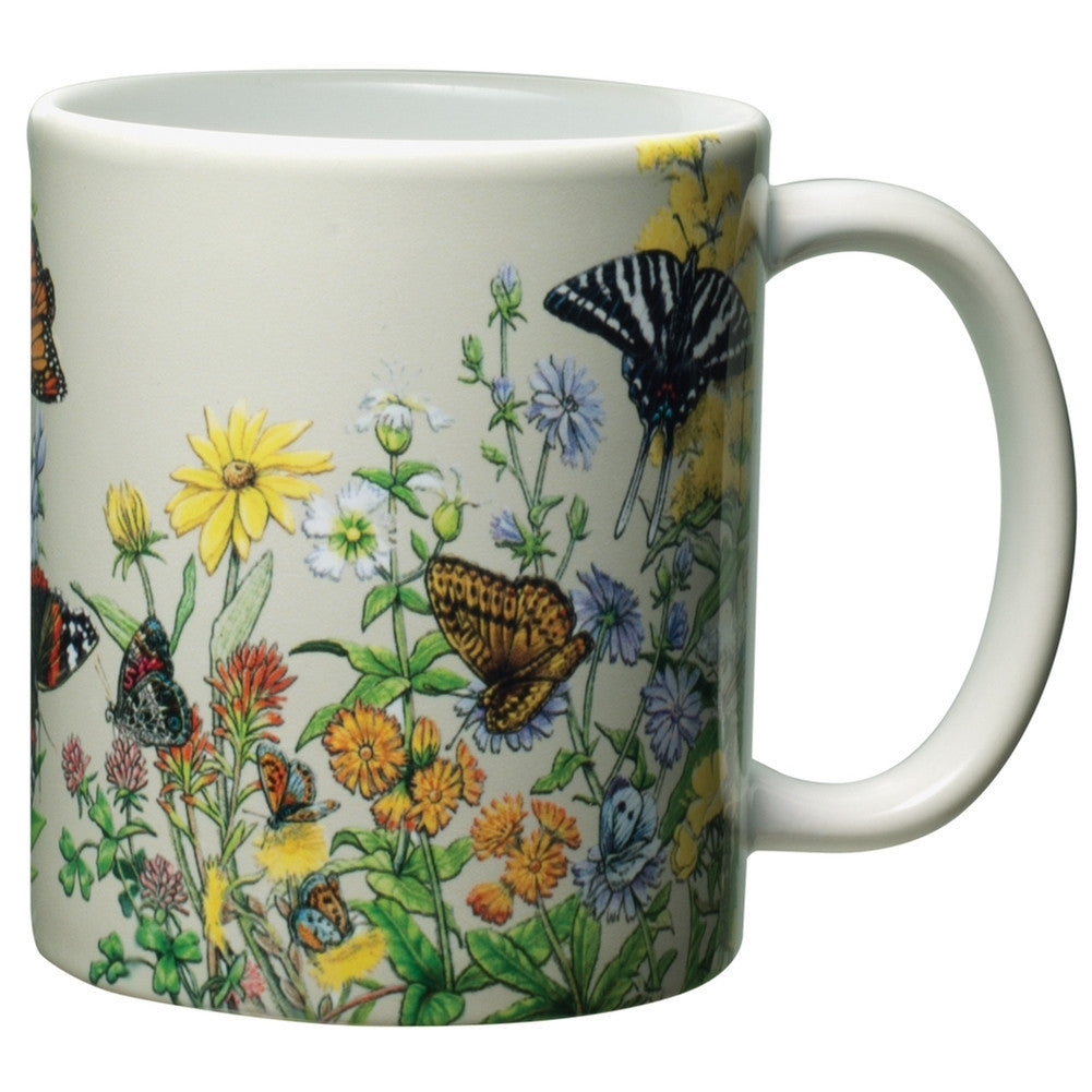 Butterflies of North America White Ceramic Mug Coffee Mugs Animalworld   